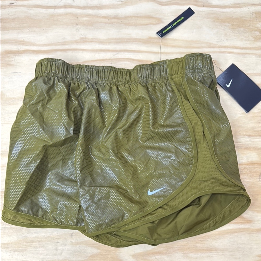 Nike Olive Green Athletic Shorts